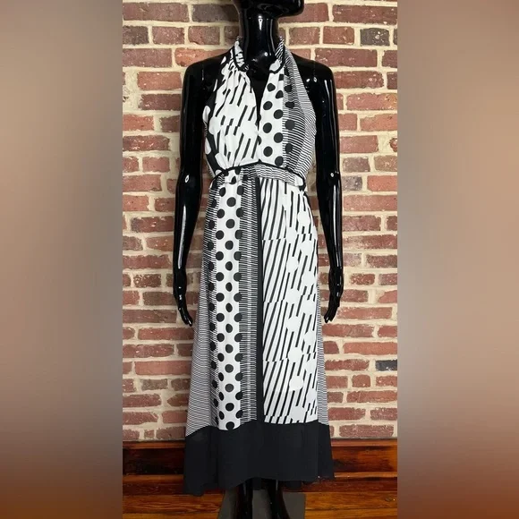 Maeve by Anthropologie Channeled Dot Dress in Size 2 - Picture 2 of 6